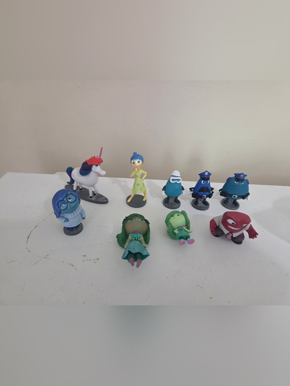 Disney and Pixar movie Inside Out Figures Set Of 9